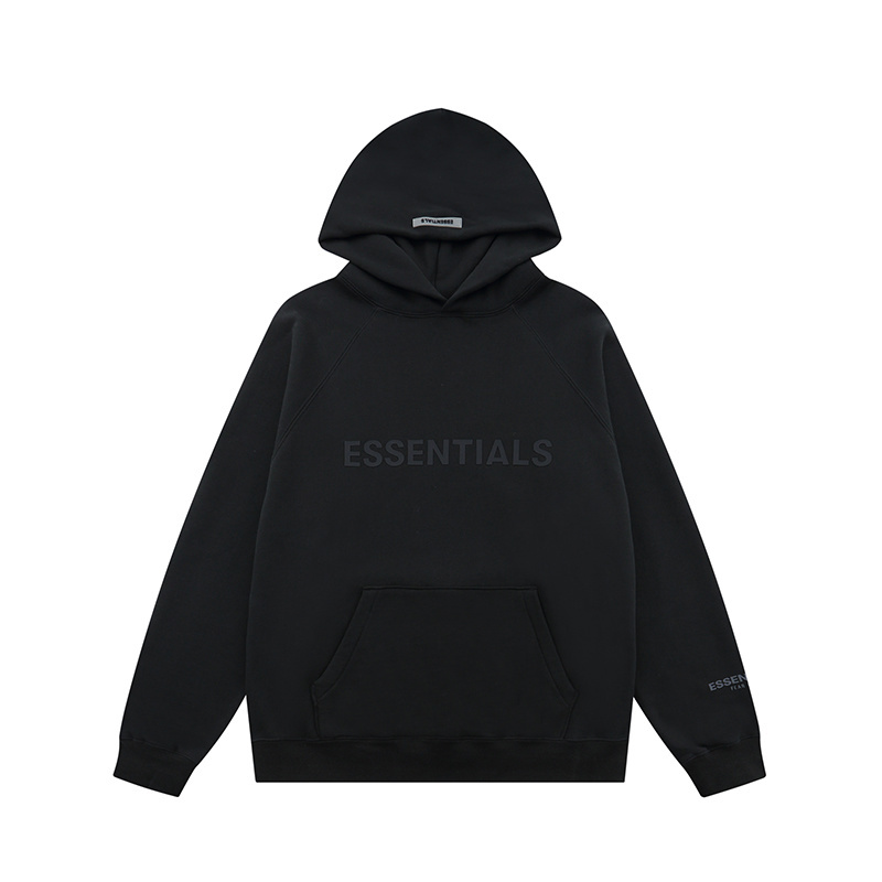 Fear of God Essential Hoodies Blusa de Moletom |  Black