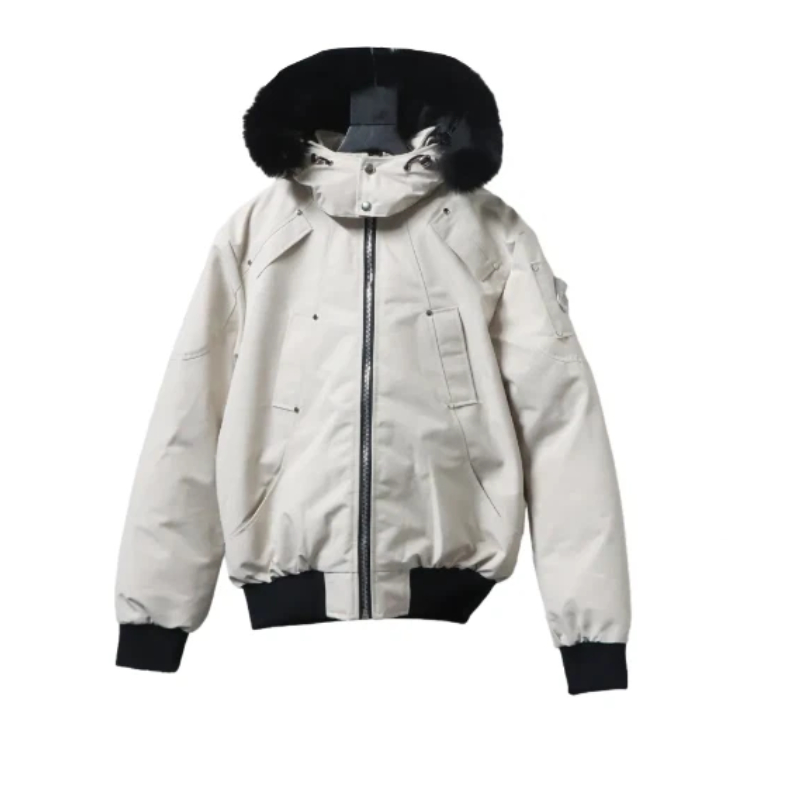 Moose Knuckles Men’s Down Jacket Off-White